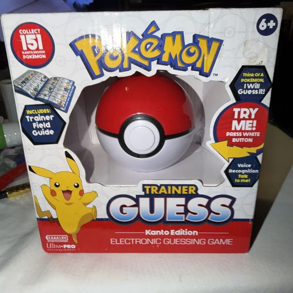 Pokemon Trainer Guess Kanto Edition Pokeball New, Sealed! 10283 Box Ages 6+